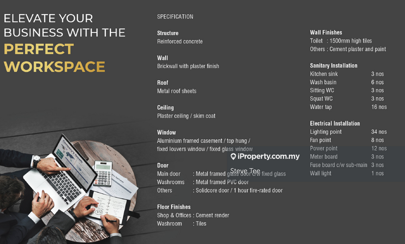 Shop / Office untuk Dijual di Taman Kota Laksamana, Melaka City oleh Steve Tee - iProperty.com.my