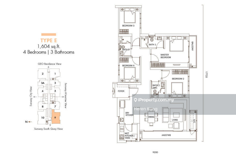 Condominium for Rent in Sunway GeoLake Residences by Heren Kong - iProperty.com.my
