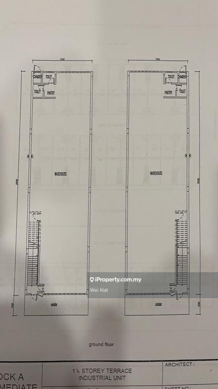Kilang Teres untuk Dijual di Taman Perindustrian Sime Uep, Subang Jaya oleh Wei Kiat - Floor Plan - G Floor - iProperty.com.my