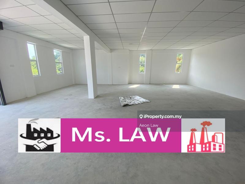 For Sale - NEW 3 Storey Corner Semi Detached Light Industry Factory Batu Maung