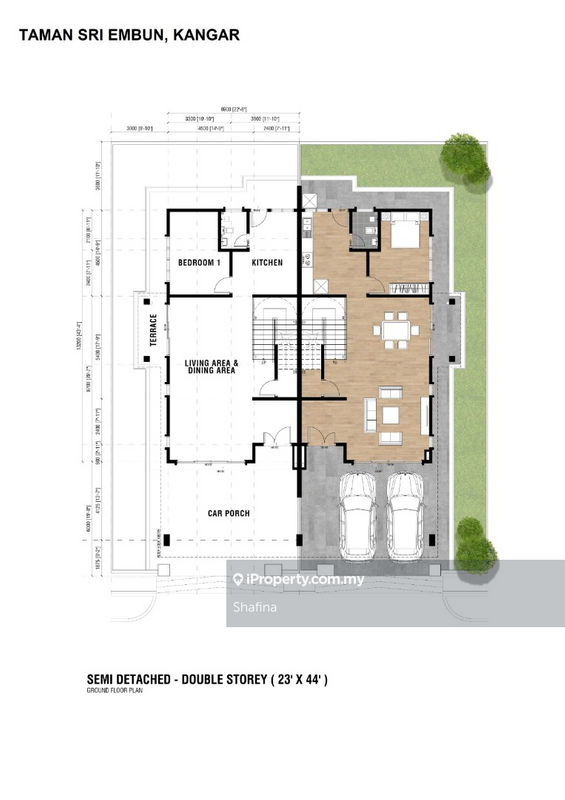 Semi-Detached House for Sale in Taman Sri Embun, Kangar by Shafina - iProperty.com.my
