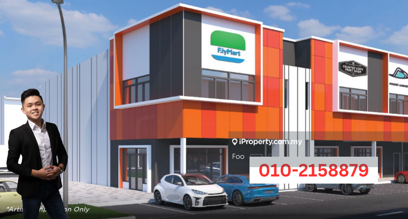For Sale - Bandar Puncak Alam 大路边 Terrace Factory For Sale