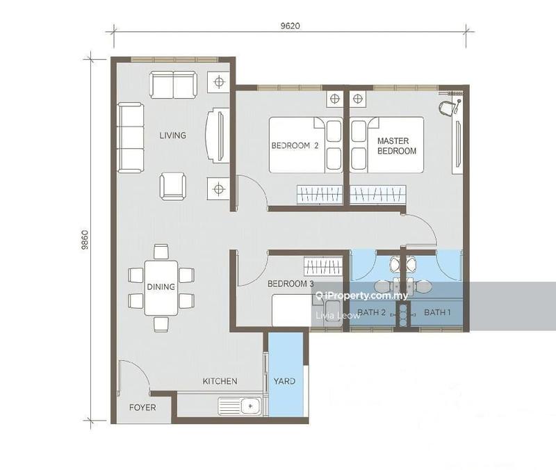 Residensi Servis untuk Dijual di Acacia Residences oleh Livia Leow - iProperty.com.my