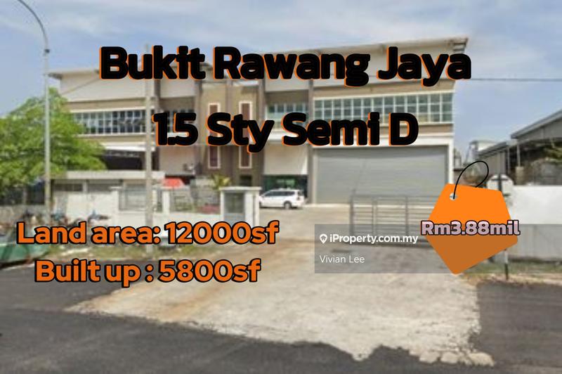 Kilang Terpisah untuk Dijual di Taman Bukit Rawang Jaya, Rawang oleh Vivian Lee - iProperty.com.my