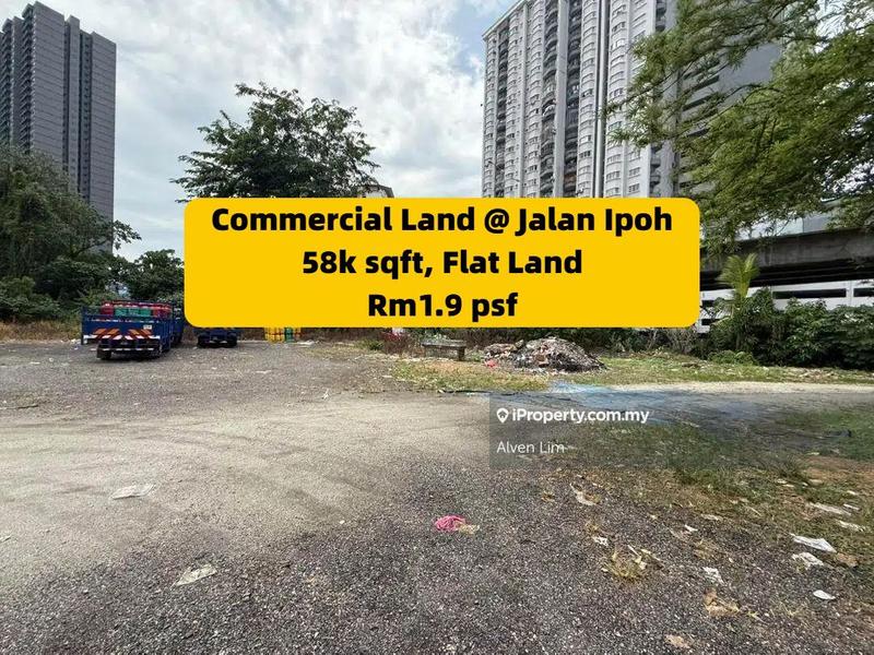 For Rent - Jalan Ipoh, Commercial Land, 58k sqft, Flat Land