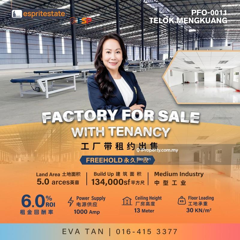 For Sale - Telok Panglima Garang Detached Factory