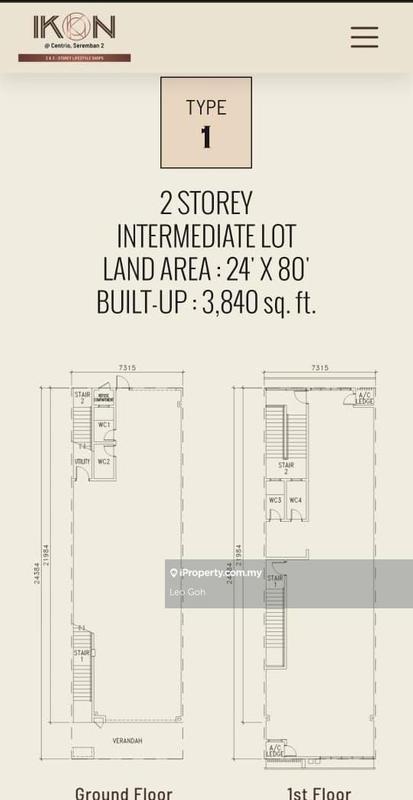 For Sale - Seremban 2 Centrio Ikon Commercial shop Freehold Roi 8%