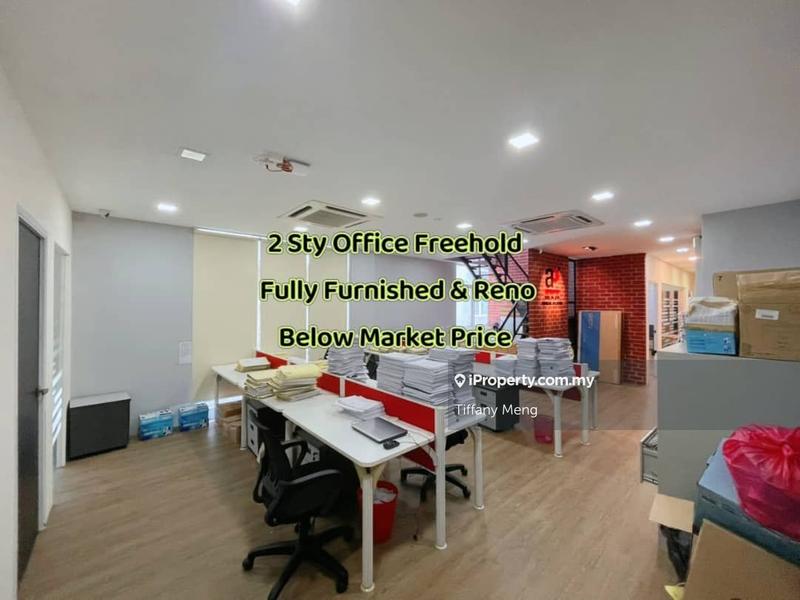For Sale - 2 Sty Office # Fully Furnished & Reno @ Boulevard Business Park Jalan Kuching