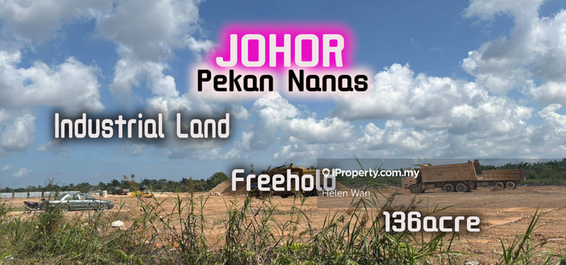For Sale - Johor Pekan Nanas 136.85acre Freehold Light & Medium Industrial Land