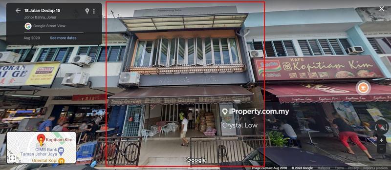 For Sale - Jalan Dedap, Taman Johor Jaya, 2 Storey Shop Lot