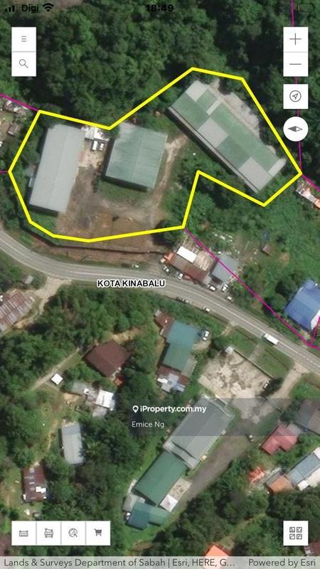 For Sale - Commercial land with warehouse at Pan Borneo highway