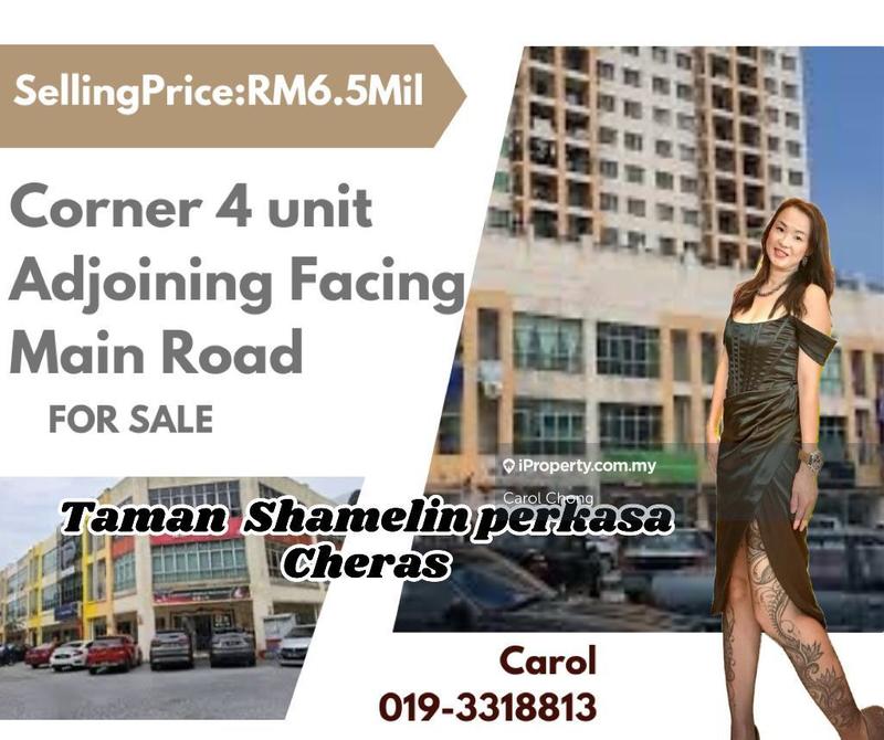 For Sale - Corner 4 Storey Adjoining Unit Taman Shamelin Perkasa Cheras For Sales