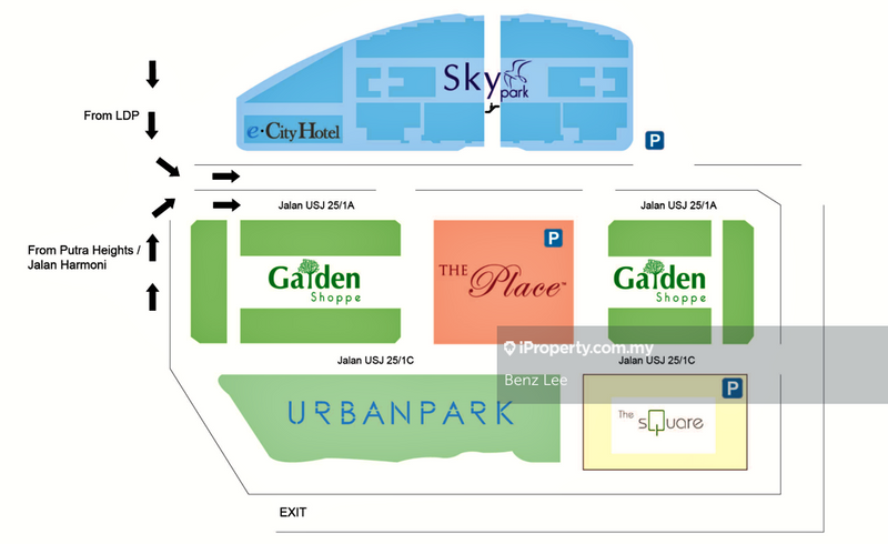 Kedai untuk Dijual di SkyPark One City USJ, Subang Jaya oleh Benz Lee - iProperty.com.my