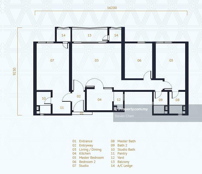 Service Residence for Rent in UNA Serviced Apartment by Steven Chen - iProperty.com.my
