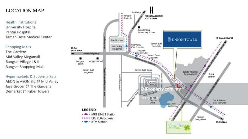 For Rent - Union Tower Desa Commercial Centre