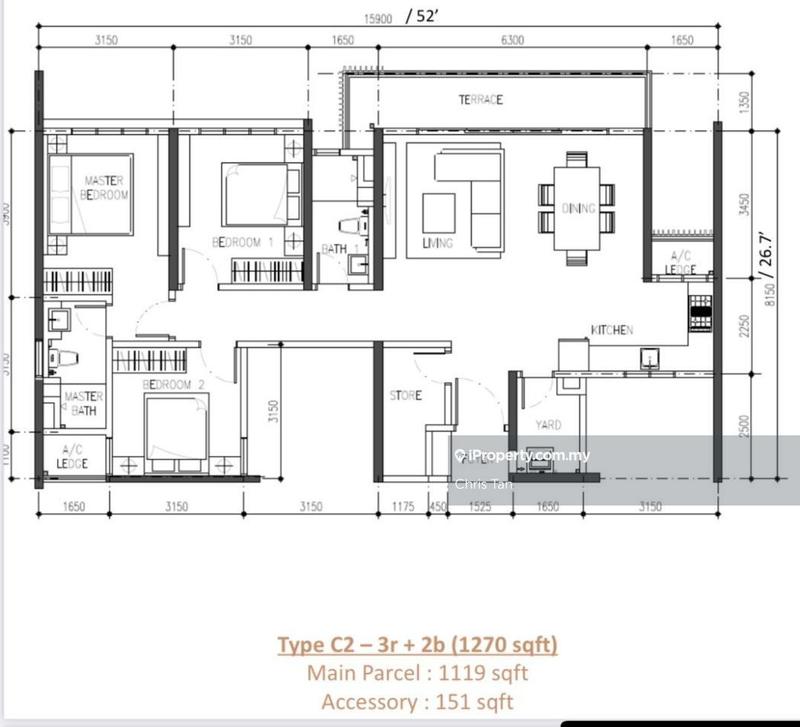 Residensi Servis untuk Dijual di The Pulse Residence oleh Chris Tan - iProperty.com.my