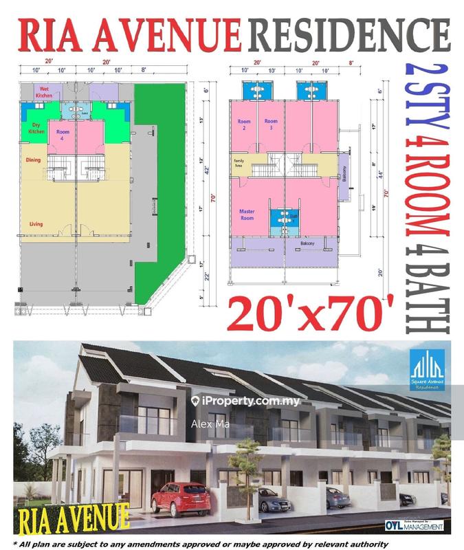 Rumah Berangkai 2 Tingkat untuk Dijual di Area Botani Side, Ipoh oleh Alex Ma - iProperty.com.my