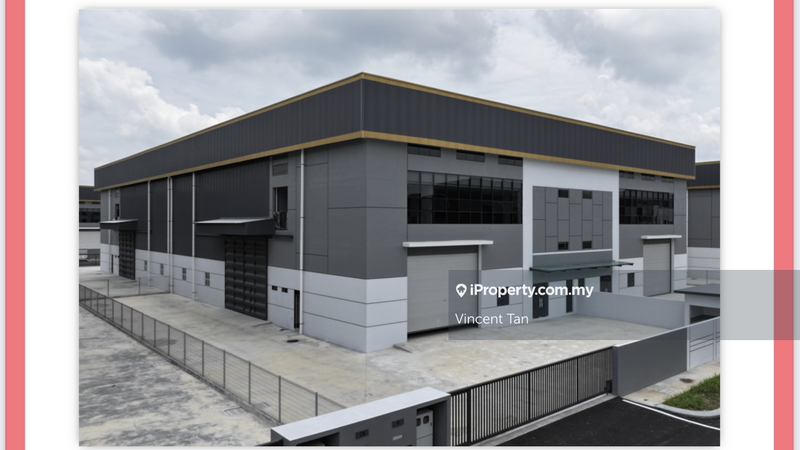 For Rent - BRAND NEW | 5min SKVE | ETP @ KIIP JENJAROM BANTING INDUSTRIAL BUSINESS PARK | SEMI-D FACTORY
