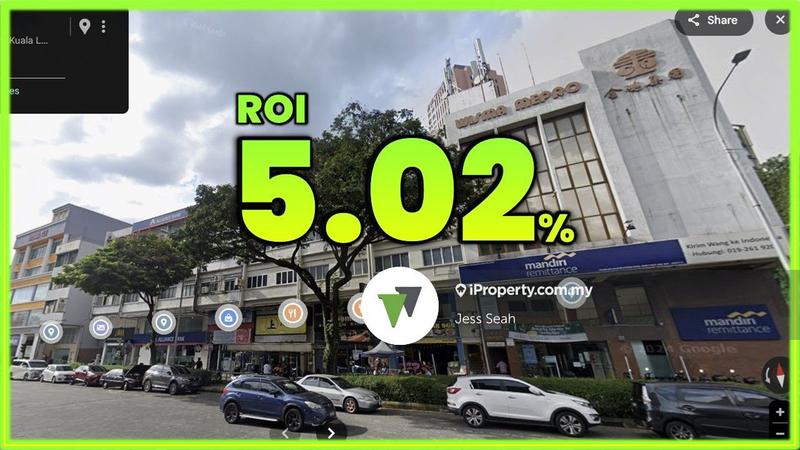 For Sale - ⭐ 5sty Freehold ⭐ 2 Adjoining Lot ⭐ Collected RM24k / Month ⭐ Titiwangsa Sentral