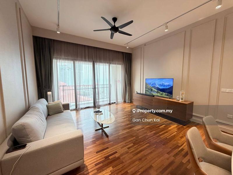 Service Residence untuk Disewa di Straits Residences oleh Gan Chun Kai - Living Room - iProperty.com.my