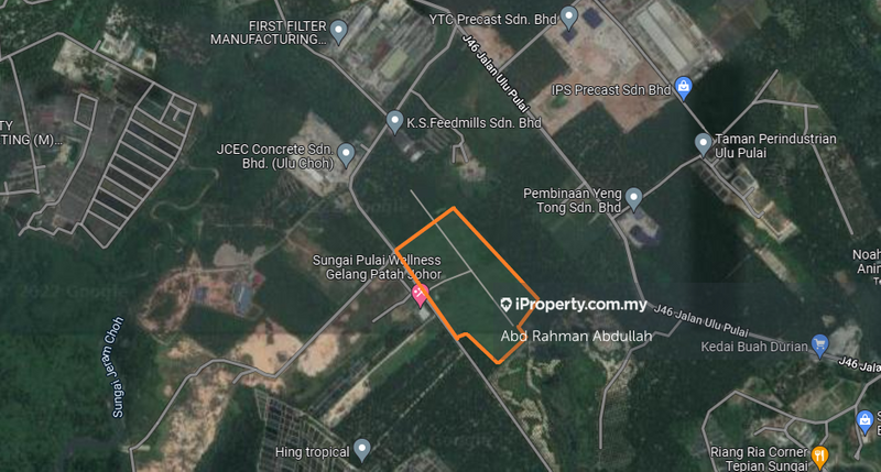 For Sale - 36 Acres Medium Industry Land at Mukim Jeram Batu, Pontian for Sale!