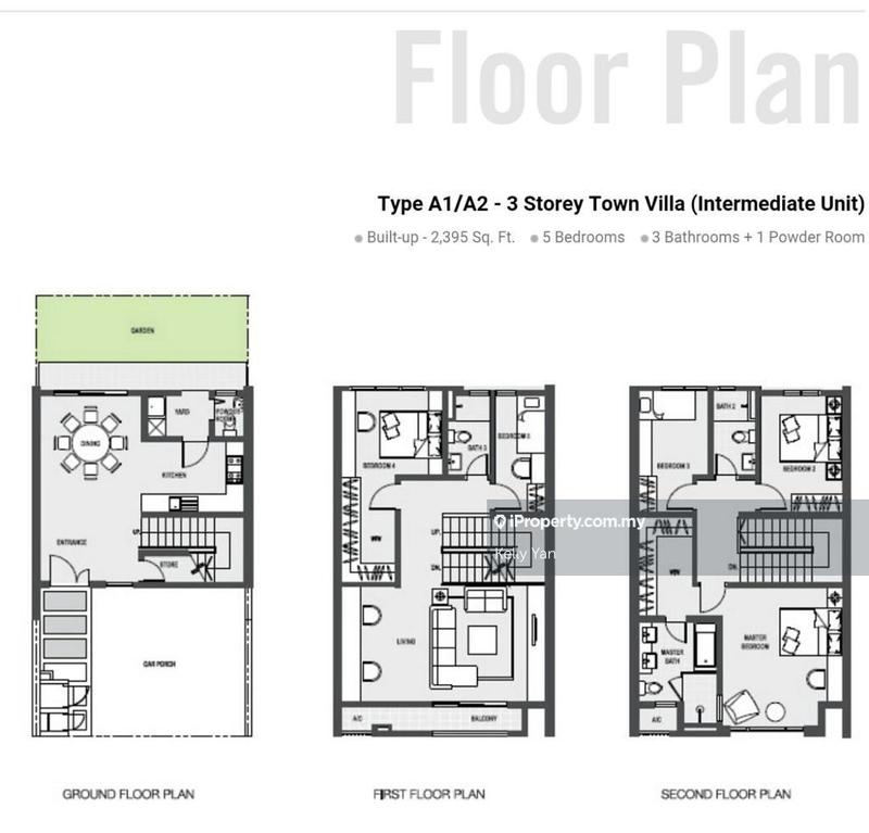 Rumah Berangkai 3 Tingkat untuk Dijual di Taman Cheras Hartamas, Cheras oleh Kelly Yan Kai Lit - iProperty.com.my