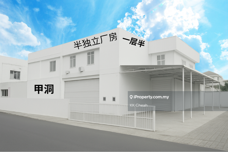 For Rent - 1.5 Storey Corner Semi-D Factory, Kepong, Sri Edaran Industrial Park, Metro Perdana, Metro Prima