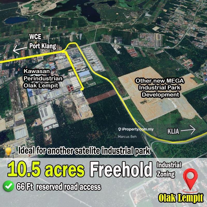 For Sale - Olak Lempit (10.5 acres Industrial zone) @ Tanjung 12