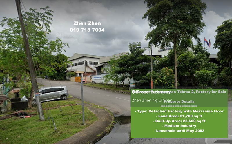 For Sale - Kawasan Perindustrian Tebrau 2, Factory for Sale, Angkasa Mas, Medium Industry, Leasehold