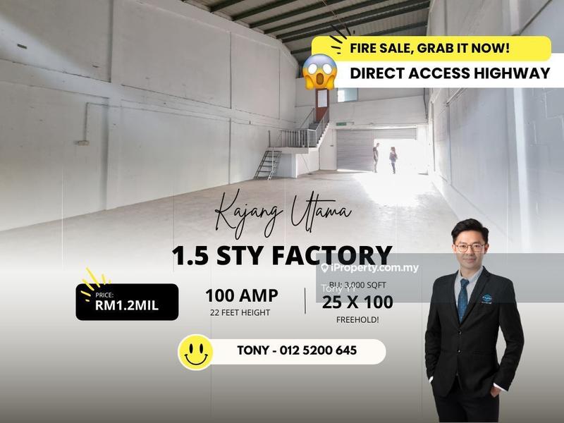 For Sale - Kajang Utama Sungai Chua Balakong Bandar Teknology