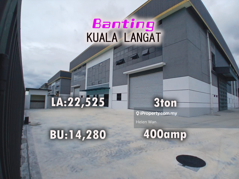 For Rent - KIIP Factory 400amp Banting Kuala Langat Selangor