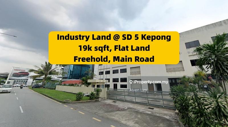 For Sale - Industrial Land, KIP, Tago, Sri Damansara, Kepong, Segambut