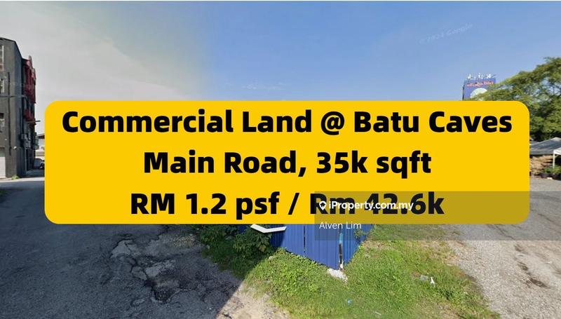 For Rent - Samudera Utama Commercial Land, Batu Caves main road, 35.5k sqft, view to offer