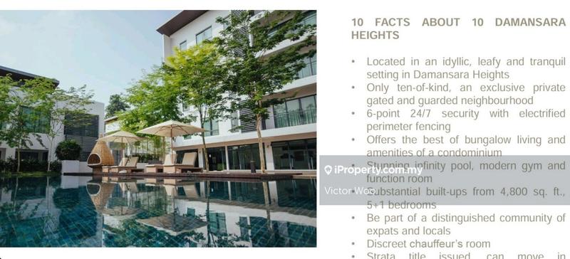 Bungalow House for Sale in 10 Damansara Heights,Bukit Damansara, Bukit Ledang, Damansara Heights by Victor Woo - iProperty.com.my