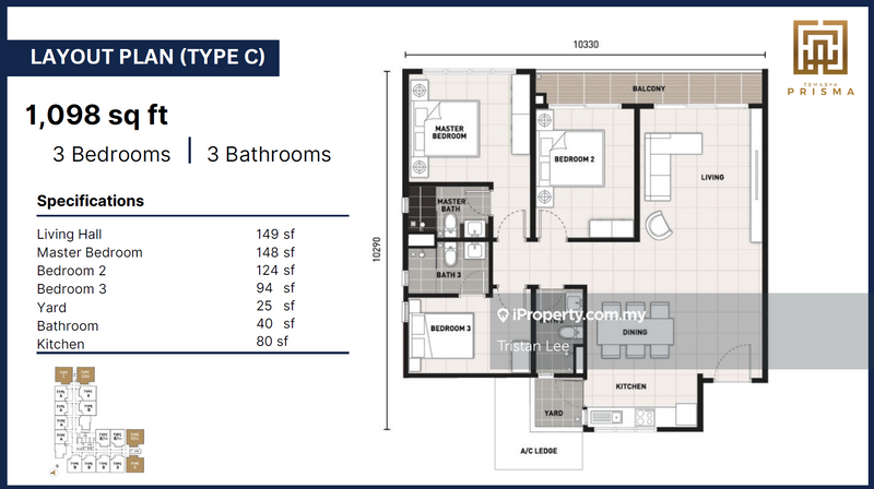 Residensi Servis untuk Dijual di Temasya Prisma oleh Tristan Lee - iProperty.com.my