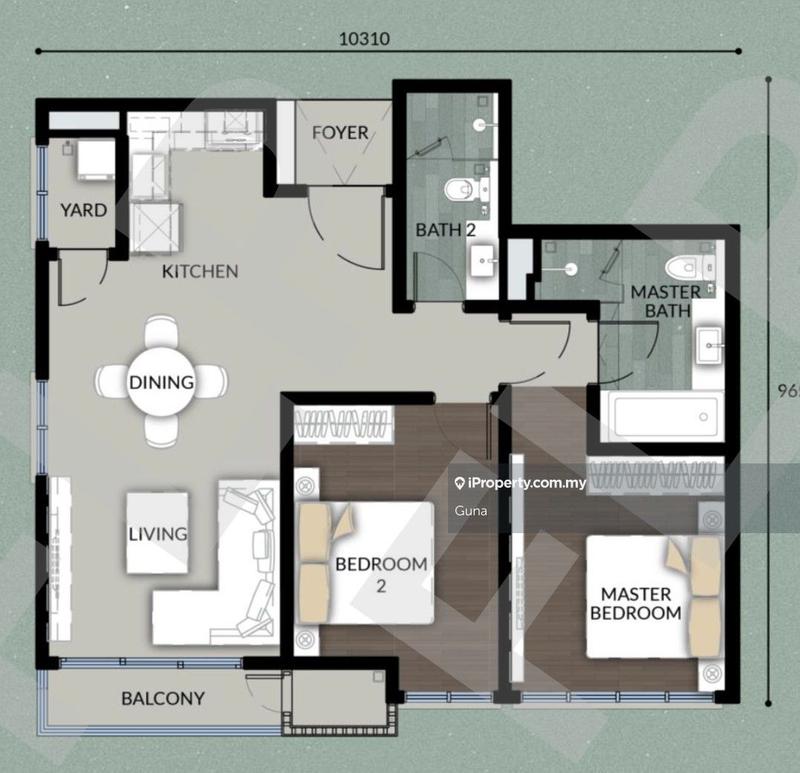 Kondominium untuk Dijual di Bangsar Hill Park oleh Guna - iProperty.com.my