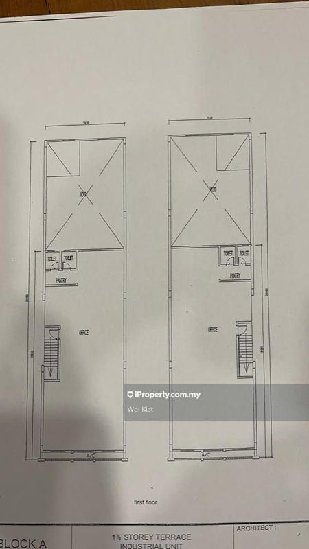Kilang Teres untuk Dijual di Taman Perindustrian Sime Uep, Subang Jaya oleh Wei Kiat - Floor Plan - 2nd Floor - iProperty.com.my