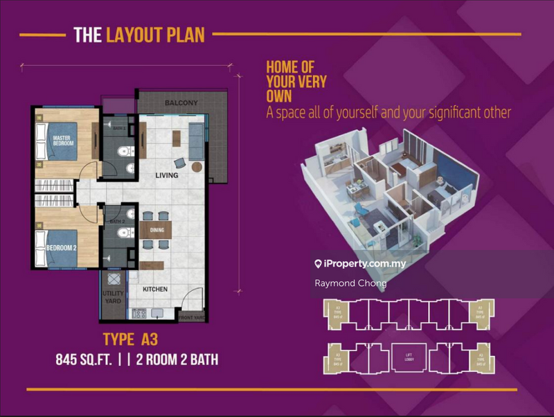 Service Residence for Sale in Serviced Residence @ Razak City Residences (RC Residences) by Raymond Chong - iProperty.com.my