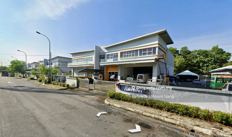 For Rent - ( Corner ) Ijok Zon Industri Kecil Simpang 3 ( Adjoining ) 1.5 Storey Semi-D Factory ( Rent )
