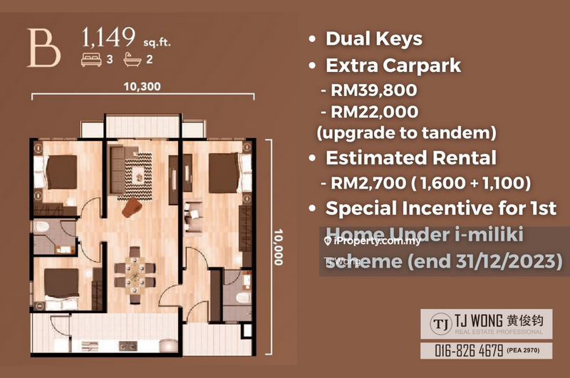 Kondominium untuk Dijual di Sky88 Residences oleh Tj Wong - iProperty.com.my