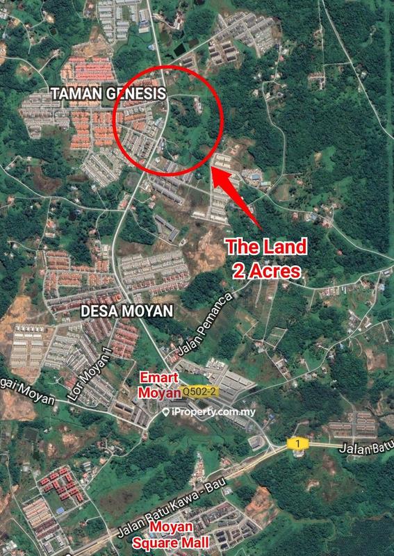 For Sale - 2 Acres Land at Moyan, Batu Kawa Kuching