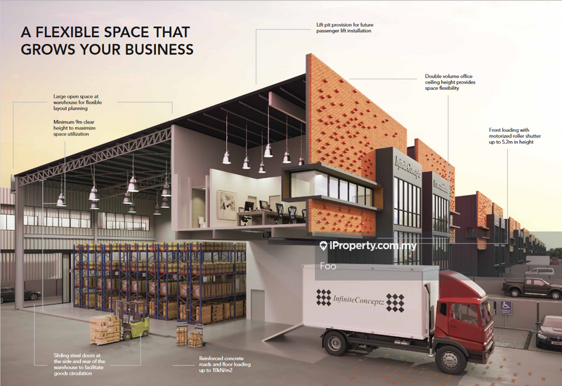 Semi-D Kilang untuk Disewa di Elmina Business Park Sungai Buloh, Sungai Buloh oleh Foo - iProperty.com.my