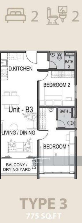 Kediaman Servis untuk Dijual di Parq Residence oleh Cynthia Lim - iProperty.com.my