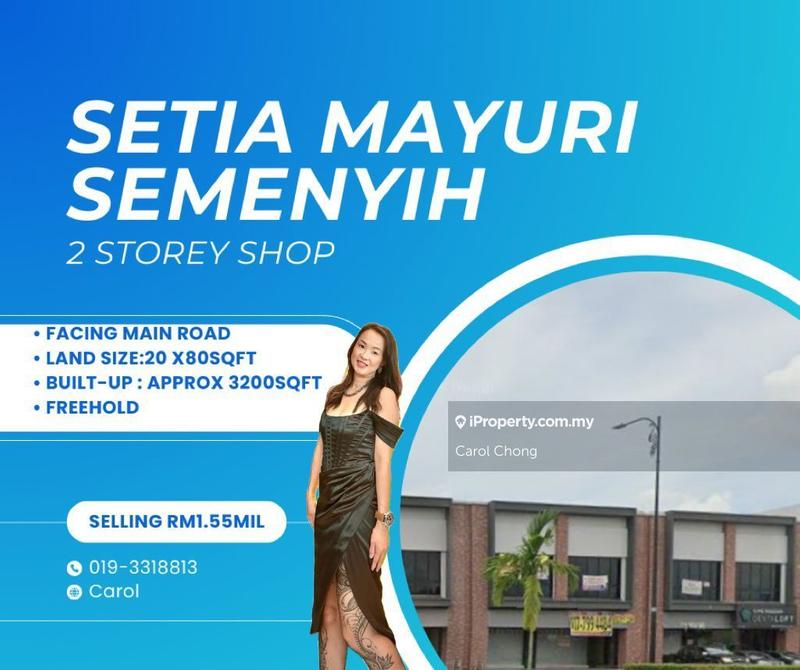For Sale - Facing Main Road 2 Storey Shop Lot @ Setia Mayuri Semenyih For Sales