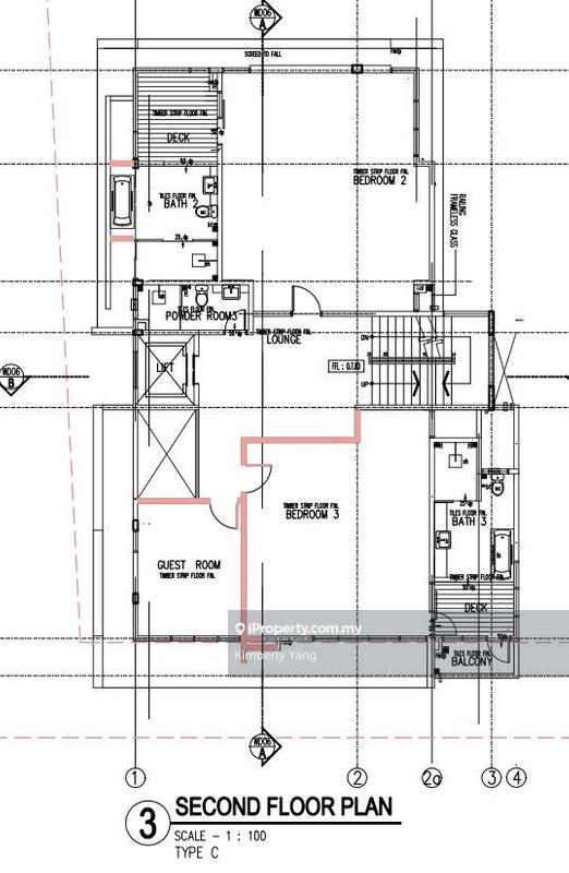 Banglo untuk Dijual di UKAY AVENUE, Ampang oleh Kimberly Yang - 2ND FLOOR PLAN - iProperty.com.my