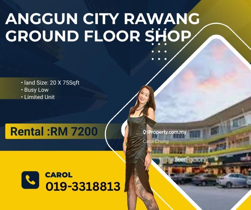 For Rent - Prime Location Anggun City Rawang Ground floor shop For Rent