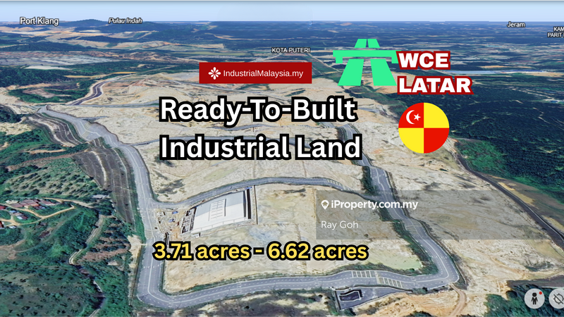 For Sale - Ready-To-Build Industrial Land for Sale, Full Infrastructure, Kota Puteri