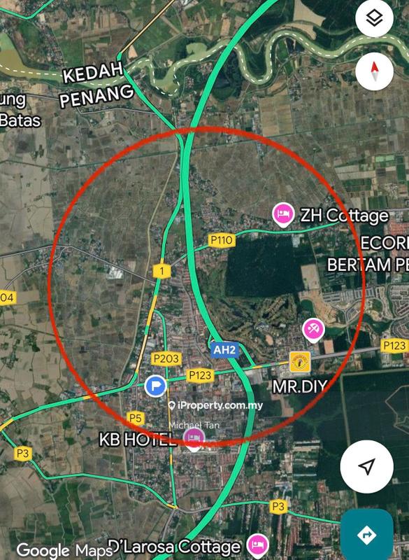 For Sale - 43k sf ++ of Agricultural Land at Kepala Batas | FACING MAIN ROAD / Highway | FOR SALE