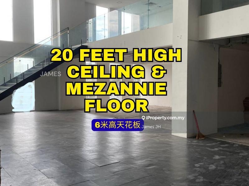 For Rent - 20 FEET HIGH CEILING MEZZANINE🚩BIG CORNER RETAIL SPACE🚩MAIN ROAD , SUNWAY SUBANG PETALING JAYA
