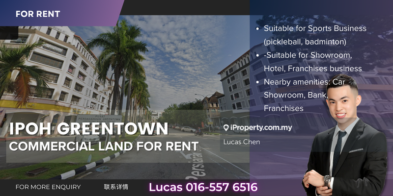 For Rent - Greentown Ipoh Town Facing Mainroad